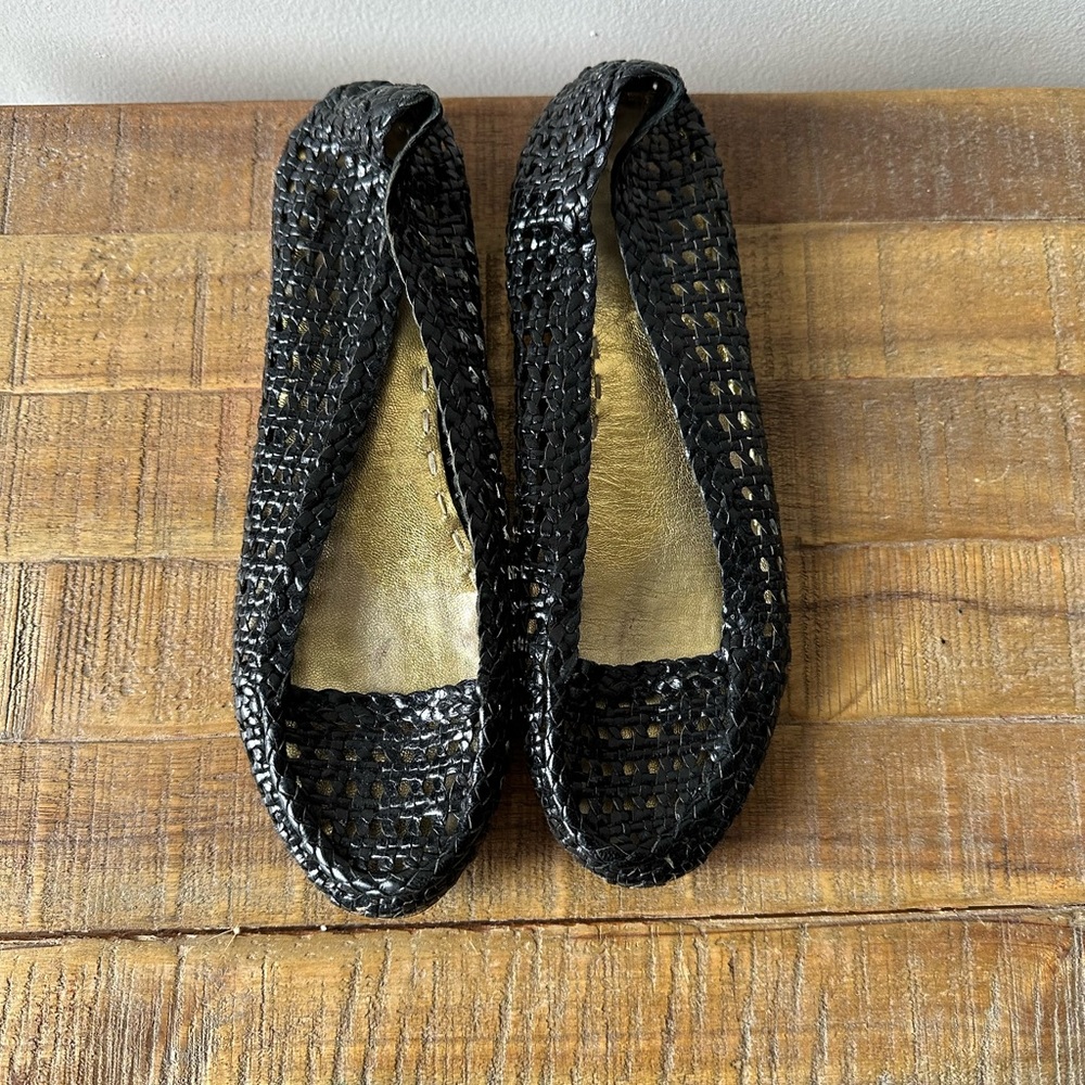 Black prada flats